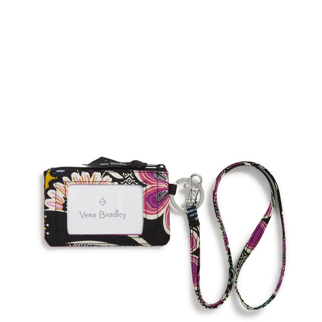 Factory Style Zip ID & Lanyard-Kauai Floral-Image 1-Vera Bradley
