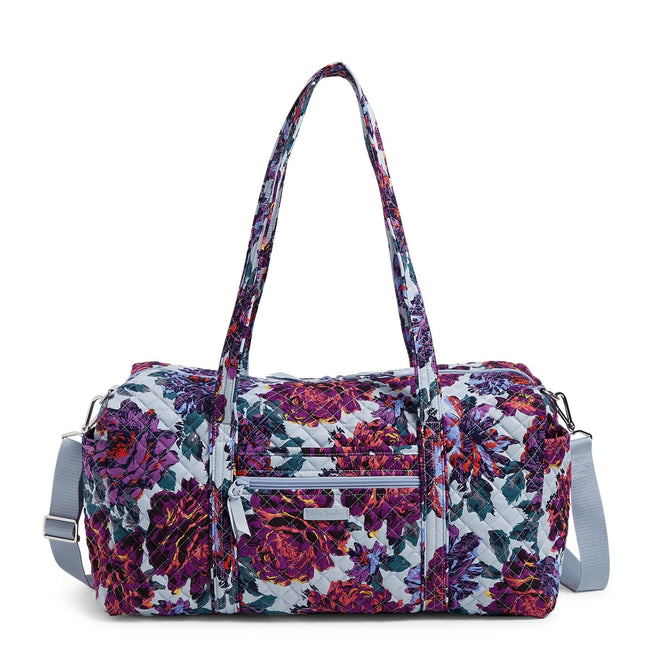 Medium Travel Duffel Bag-Neon Blooms-Image 1-Vera Bradley