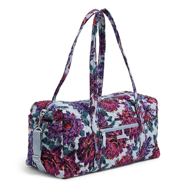 Medium Travel Duffel Bag-Neon Blooms-Image 2-Vera Bradley