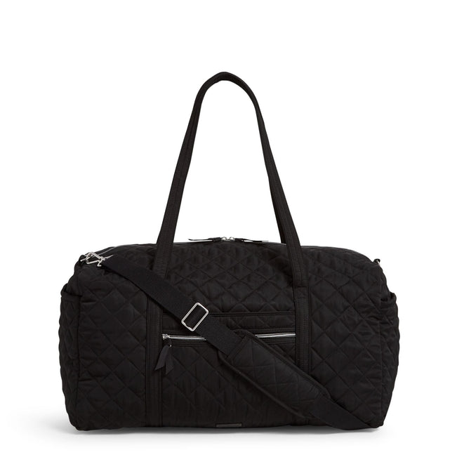black travel duffel bag Vera Bradley Large Travel Duffel Bag, Black