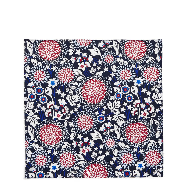 Napkin Set of 4-Red White & Blossoms-Image 2-Vera Bradley