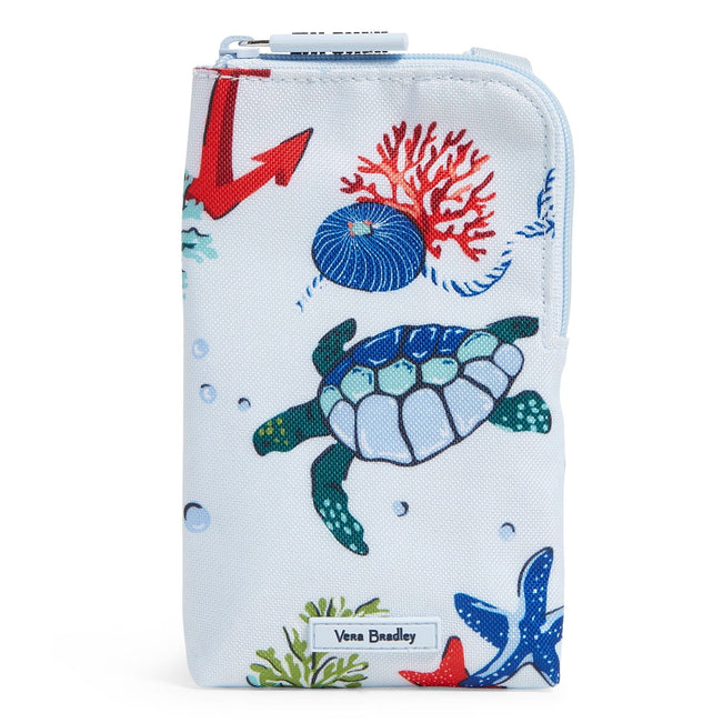 Factory Style Lighten Up RFID Mini Cellphone Crossbody-Anchors Aweigh-Image 1-Vera Bradley
