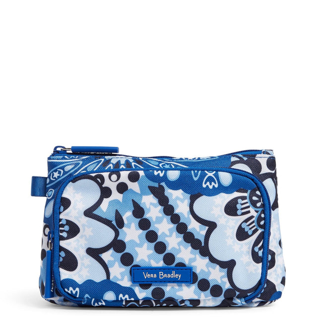 Factory Style Lighten Up Compact Organizer-Blue Star Medallion-Image 1-Vera Bradley