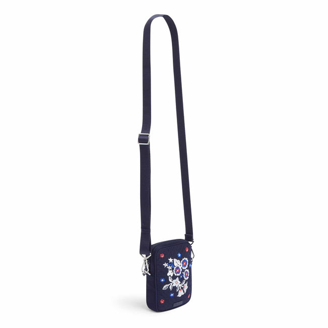 RFID Small Convertible Crossbody-Microfiber Classic Navy-Image 2-Vera Bradley