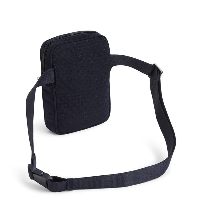 RFID Small Convertible Crossbody-Microfiber Classic Navy-Image 3-Vera Bradley