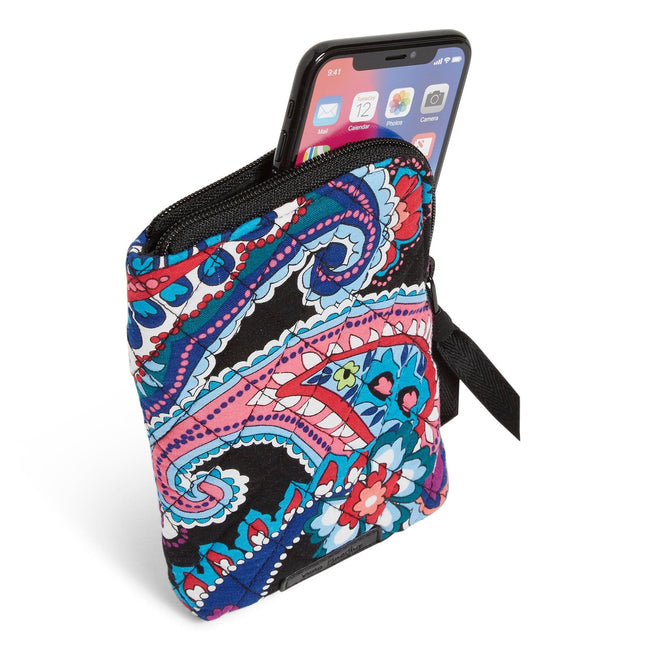 Factory Style RFID Mini Cellphone Crossbody-Haymarket Paisley-Image 3-Vera Bradley