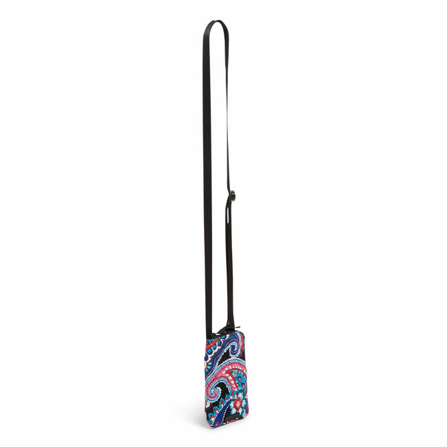 Factory Style RFID Mini Cellphone Crossbody-Haymarket Paisley-Image 2-Vera Bradley
