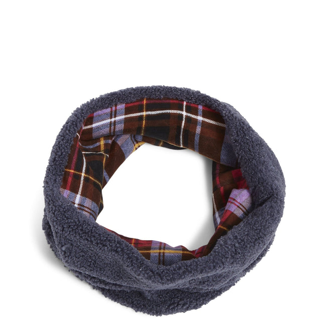 Teddy Fleece Loop Scarf-Thunder Blue-Image 1-Vera Bradley