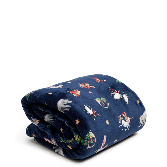 Cozy Life Throw Blanket-Snow Globe Motifs-Image 1-Vera Bradley