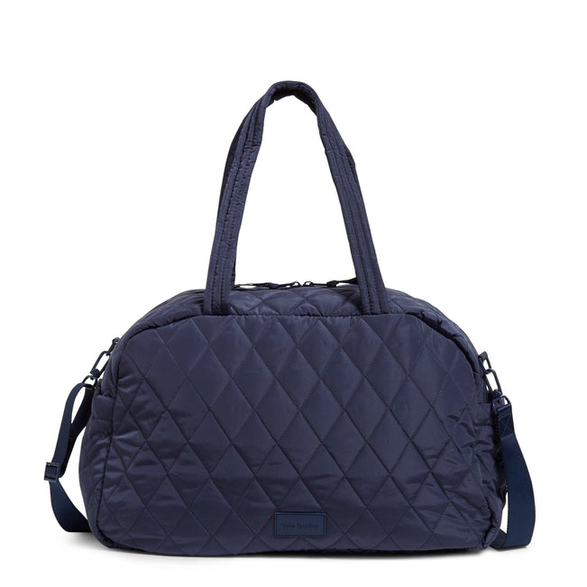 Factory Style Ultralight Medium Traveler Bag-Scroll Navy-Image 1-Vera Bradley