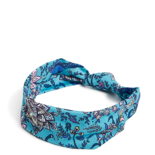 Factory Style Knotted Headband-Peacock Garden-Image 1-Vera Bradley
