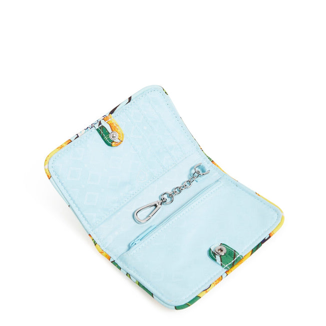 Factory Style RFID Small Bifold Wallet-Lemon Grove-Image 2-Vera Bradley