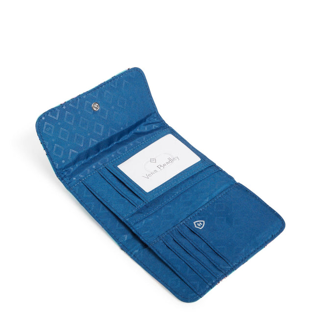 Factory Style RFID Euro Wallet-Peacock Garden-Image 2-Vera Bradley