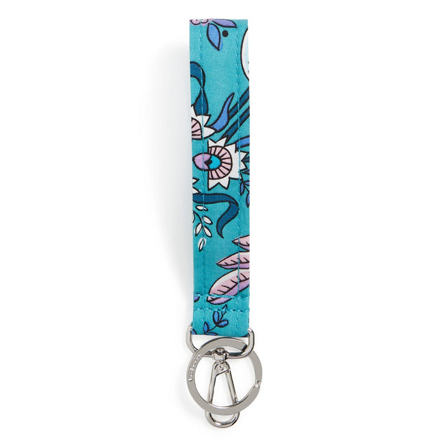 Factory Style Wristlet Keychain-Peacock Garden-Image 1-Vera Bradley