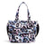 Utility Tote Bag-Plum Pansies-Image 1-Vera Bradley