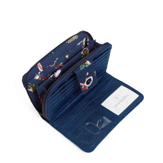 RFID Turnlock Wallet-Snow Globe Motifs-Image 3-Vera Bradley