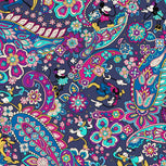 Disney Embellished Small Vera Tote Bag-Sensational Six Paisley-Image 4-Vera Bradley