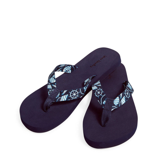 Factory Style Webbing Strap Flip Flops-Shore Enough-Image 1-Vera Bradley