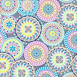 Factory Style Webbing Strap Flip Flops-Sunny Medallion-Image 2-Vera Bradley