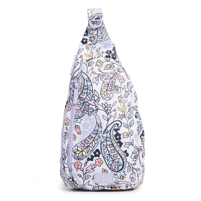 Factory Style Lighten Up Essential Sling Backpack-Maddalena Paisley Soft-Image 1-Vera Bradley
