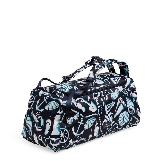 Factory Style Lighten Up XL Duffel Backpack-Shore Enough-Image 3-Vera Bradley