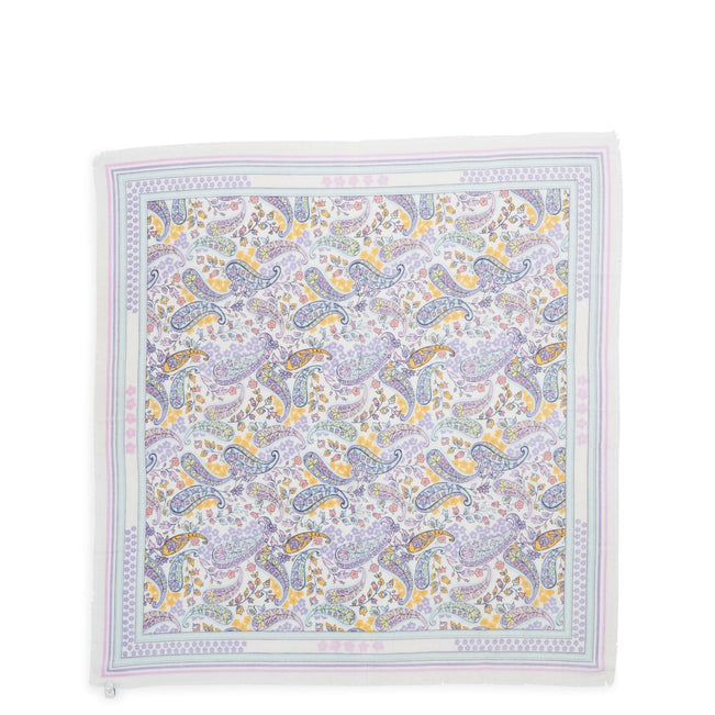 Factory Style Square Soft Fringe Scarf-Maddalena Paisley Soft-Image 2-Vera Bradley
