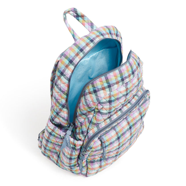 Essential Backpack-Gingham Plaid-Image 3-Vera Bradley
