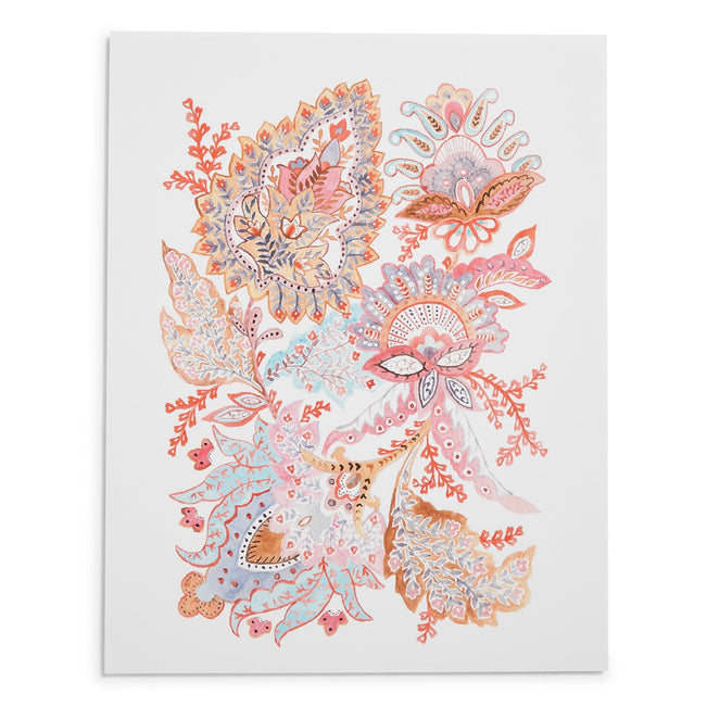 Wall Art 8" w x 10" h-Java Floral-Image 1-Vera Bradley