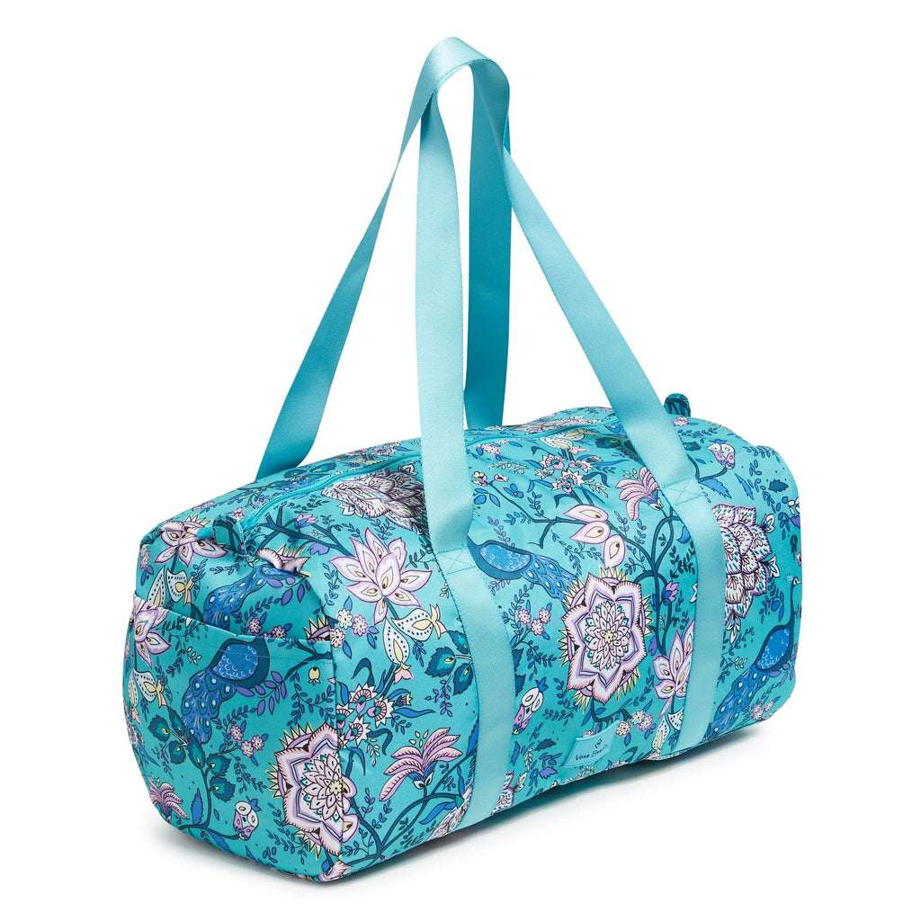 Vera Bradley peacock garden large traveler 2024 duffel and ditty bag