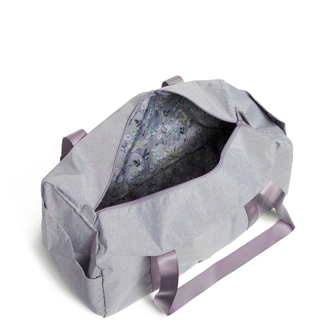 Lighten Up Large Traveler Duffel-Medium Heather Gray-Image 3-Vera Bradley
