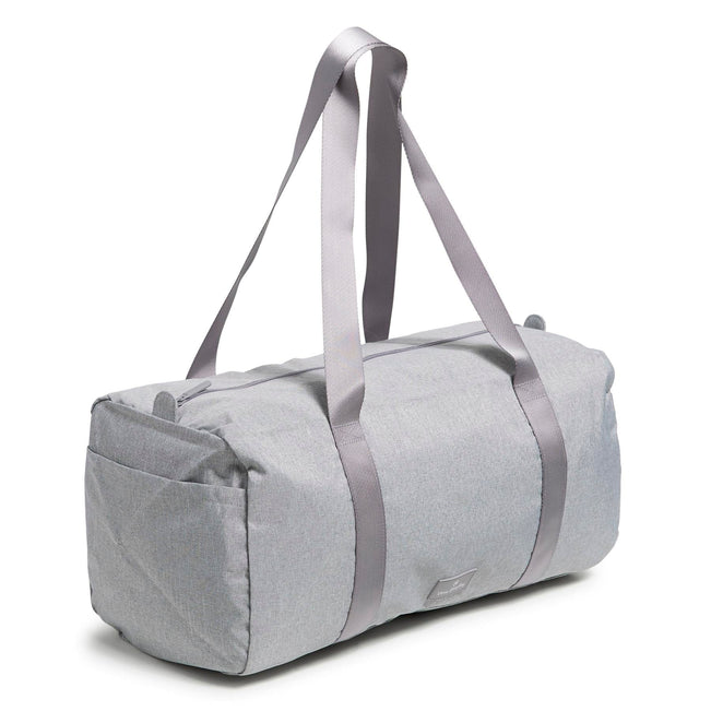 Lighten Up Large Traveler Duffel-Medium Heather Gray-Image 2-Vera Bradley