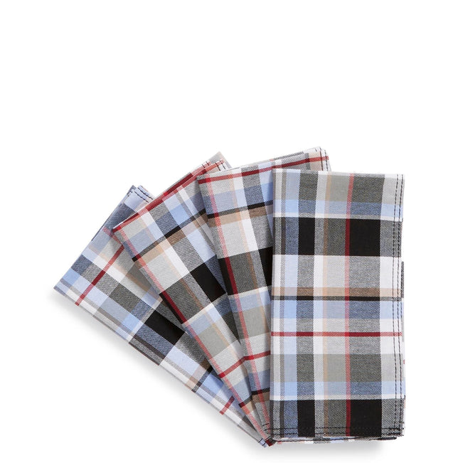 Napkin Set of 4-Perfectly Plaid-Image 1-Vera Bradley
