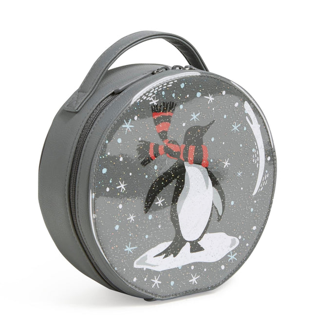Whimsy Ornament Cosmetic Bag-Penguin Pair-Image 2-Vera Bradley
